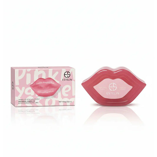 Estelin Cherry blossom pink hydrogel lip mask moisturizing charming lips 60 gm x 22 PCS