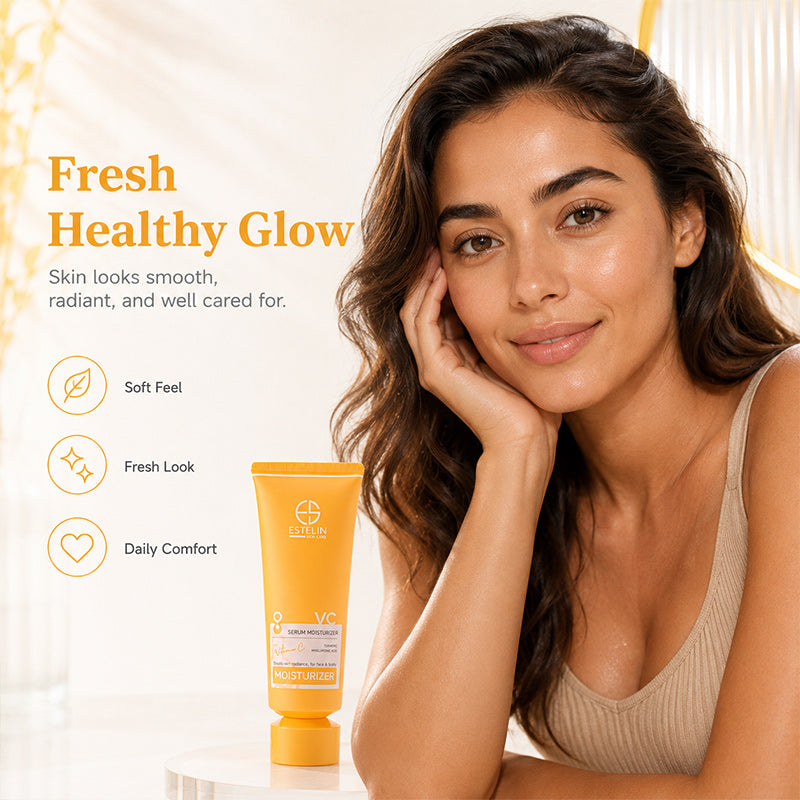 Estelin Vitamin C & Hyaluronic Acid Serum Moisturizer