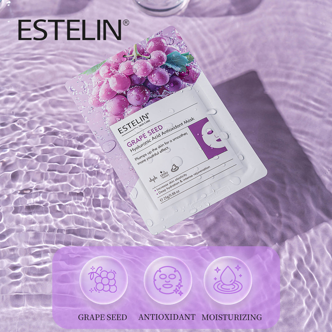 Grape Seed & Hyaluronic Acid Antioxidant Mask
