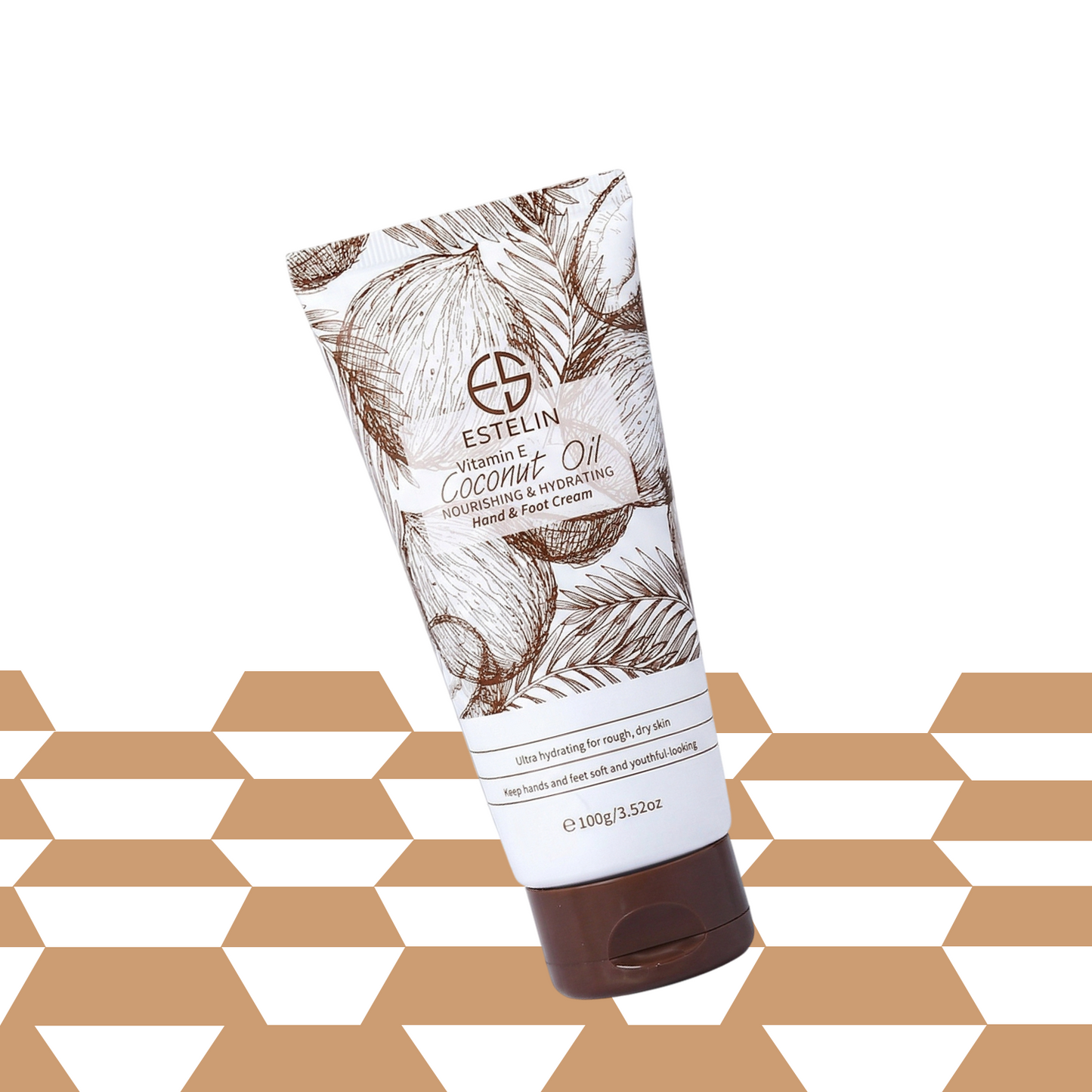 Coconut oil & Vitamin E  nourishing & hydrating hand & foot cream