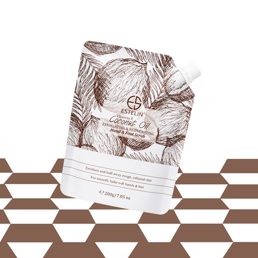 Coconut oil & Vitamin E  exfoliating & rejuvenating hand & foot scrub
