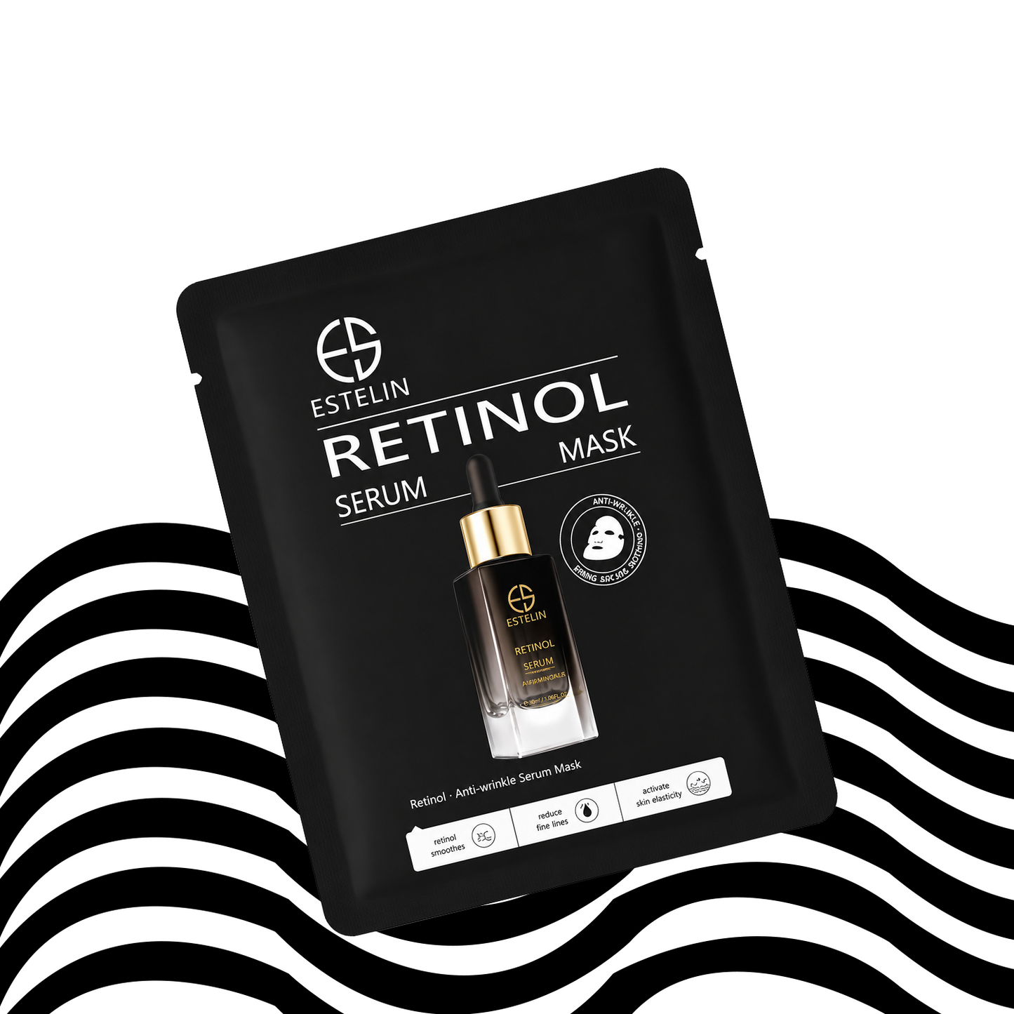 Retinol anti-wrinkle serum mask