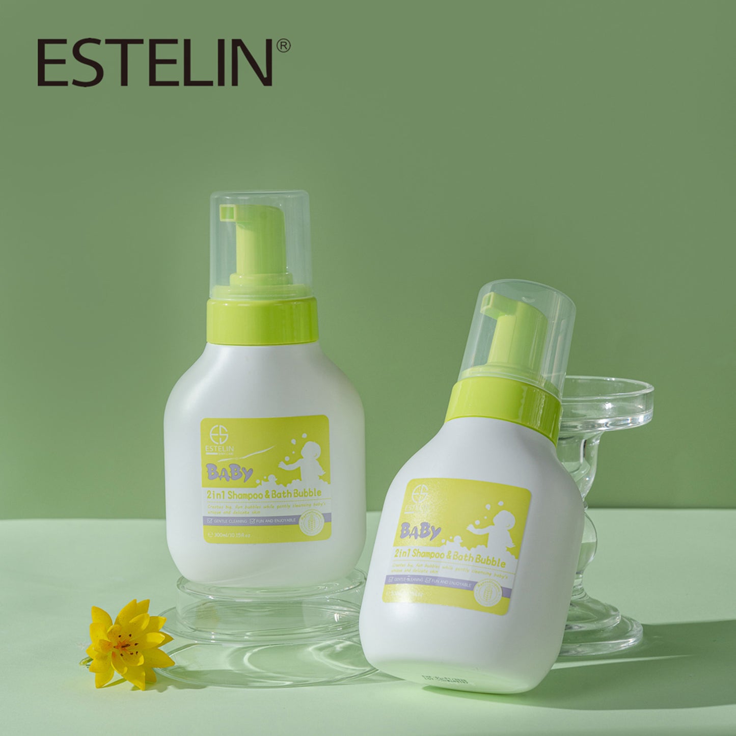 Baby 2 in 1 shampoo & bath bubble