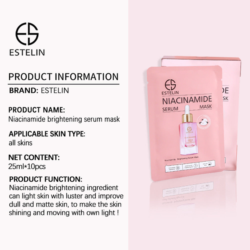 Niacinamide brightening serum mask