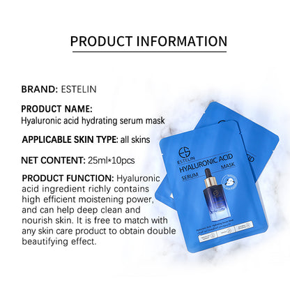 Hyaluronic acid hydrating serum mask