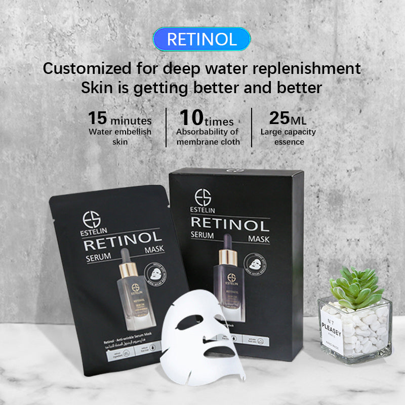 Retinol anti-wrinkle serum mask