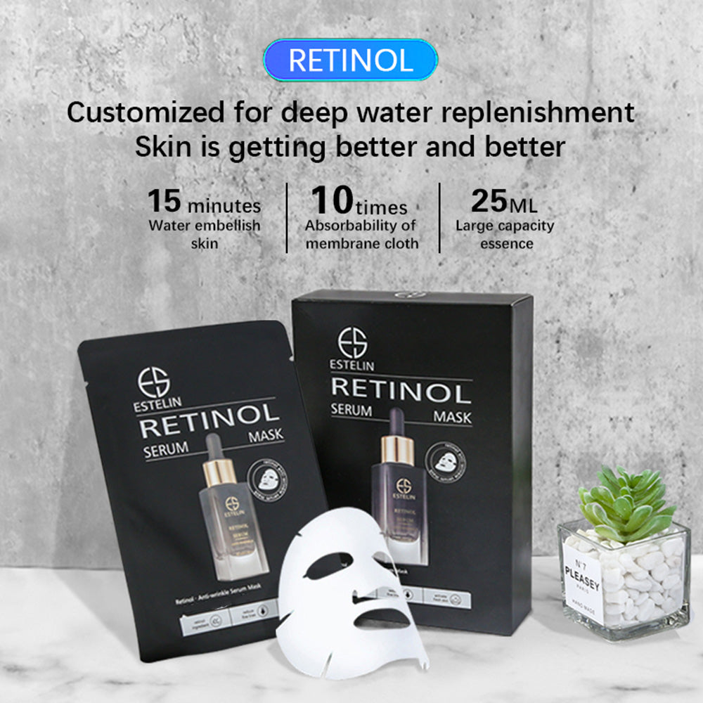 Retinol anti-wrinkle serum mask