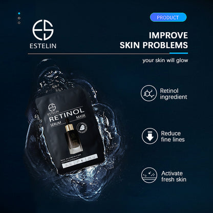 Retinol anti-wrinkle serum mask