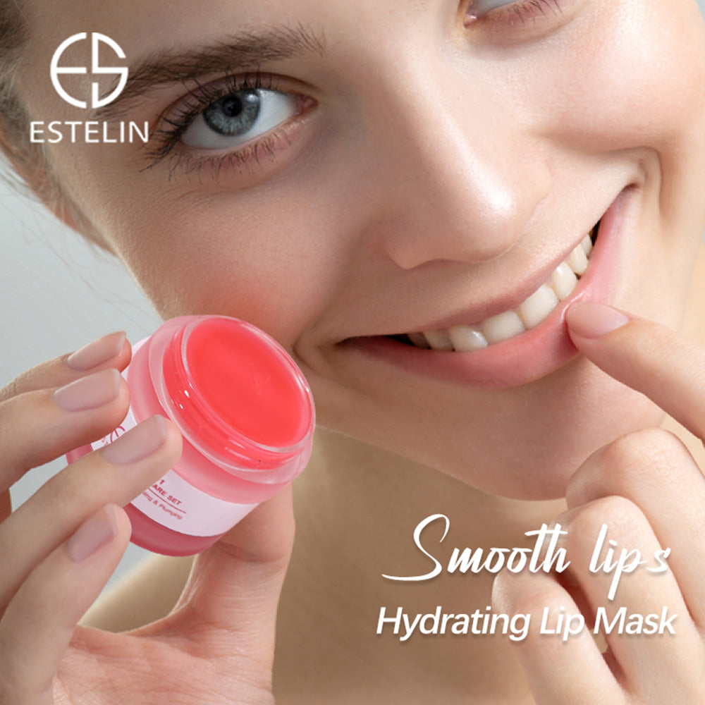 Peach Sugar lip scrub and lip mask & lip balm