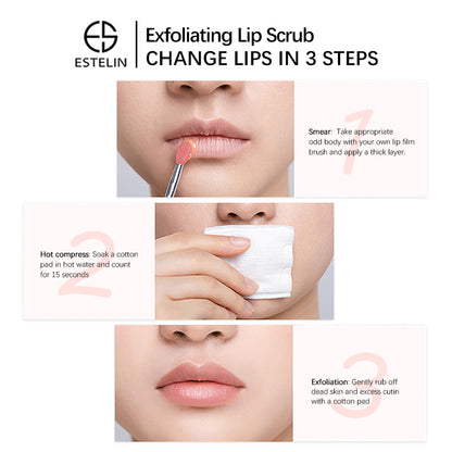 Peach Sugar lip scrub and lip mask & lip balm