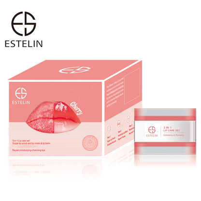 Cherry Sugar lip scrub and lip mask & lip balm