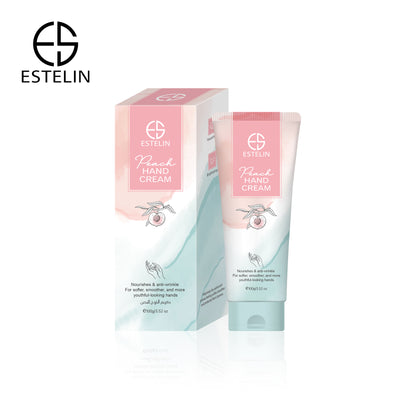 Peach hand cream