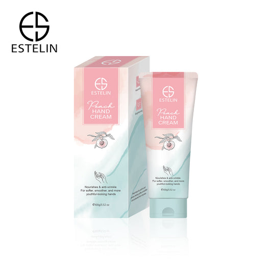 Peach hand cream