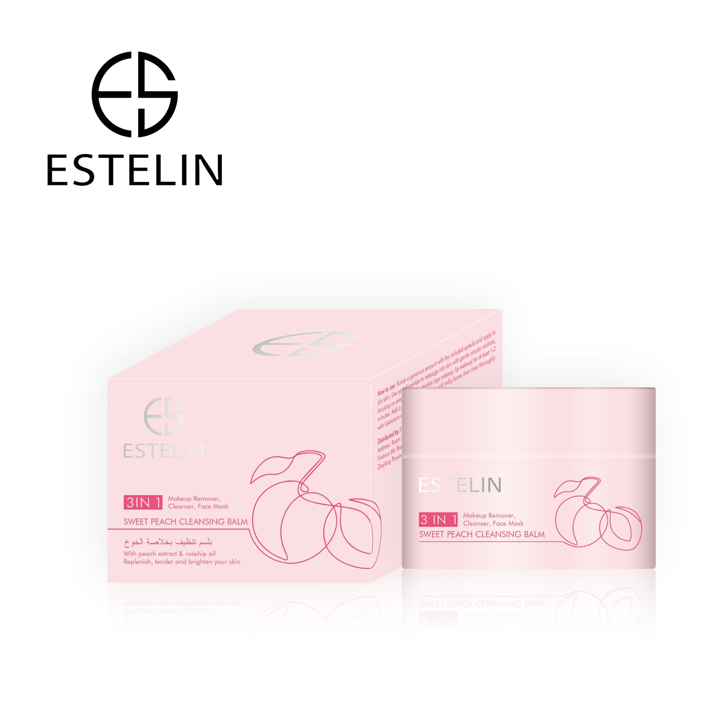 Sweet peach cleansing balm