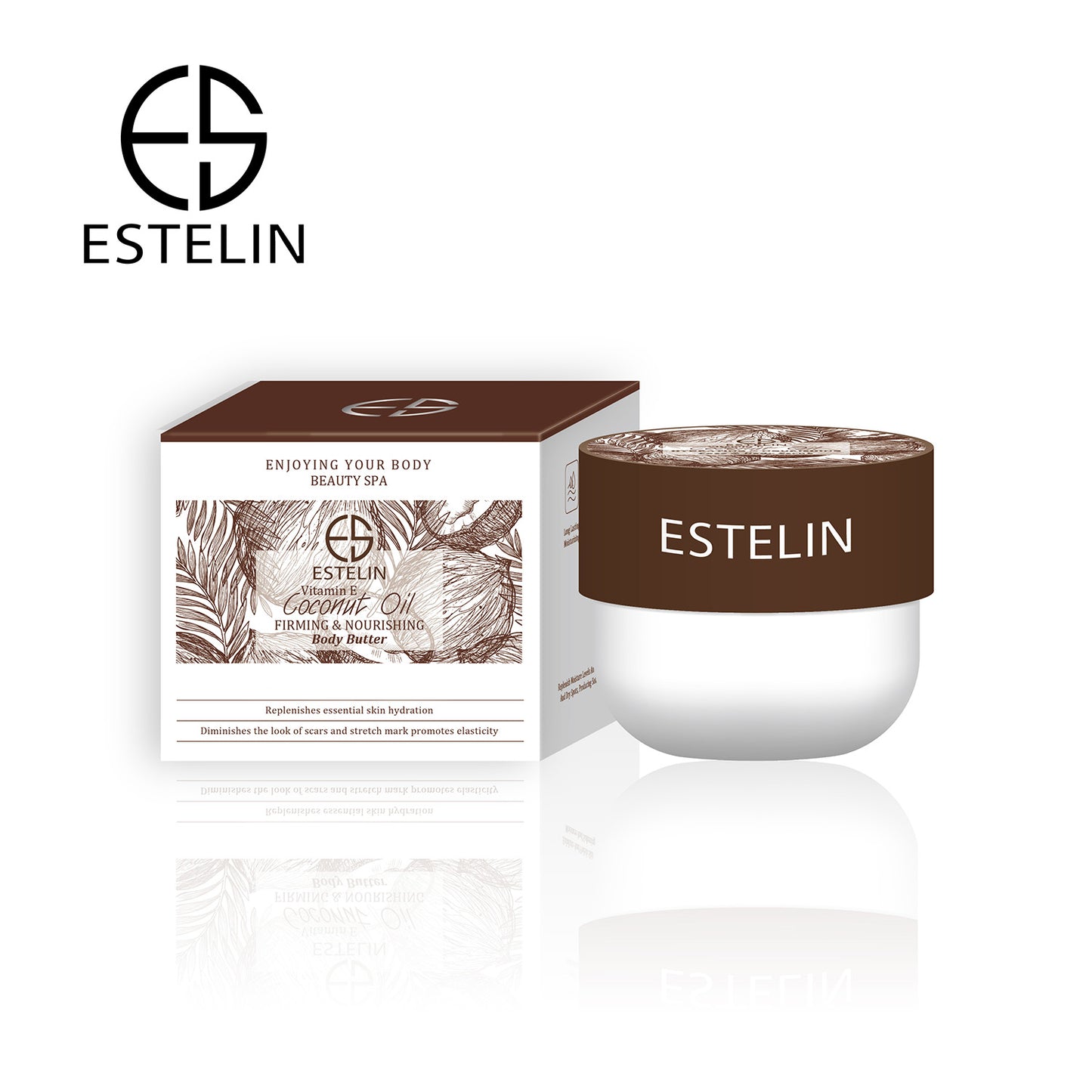 Coconut oil & Vitamin E  firming & nourishing body butter