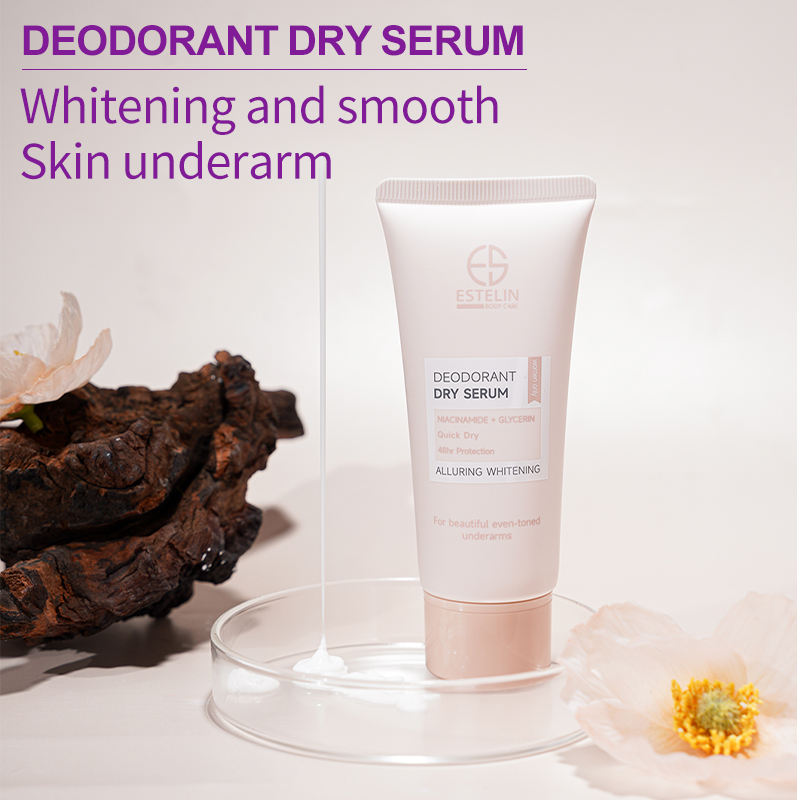 Allurig Whitening Dry Deodorant Serum with Niacinamide and Glycerin 48 Hour Protection