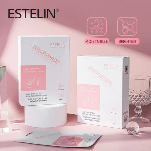 ESTELIN Niacinamide Fade Spots & Whitening Sheet Mask